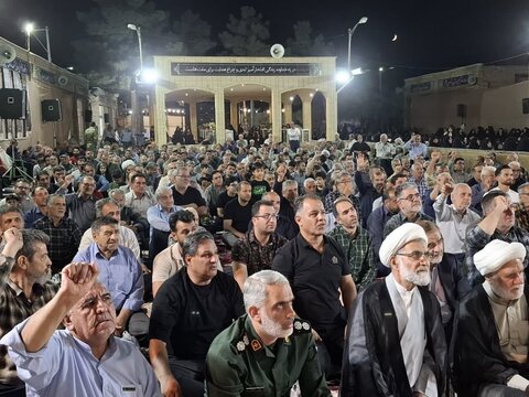 تصاویر/بیست‌و چهارمین یادواره شهدای جوشقان مرکزی