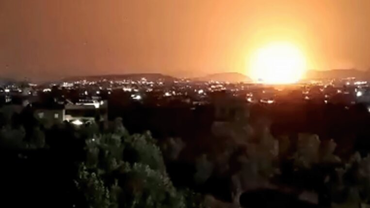 صہیونی جنگی طیاروں کا دمشق پر دوبارہ حملہ، فوجی اڈے نشانہ