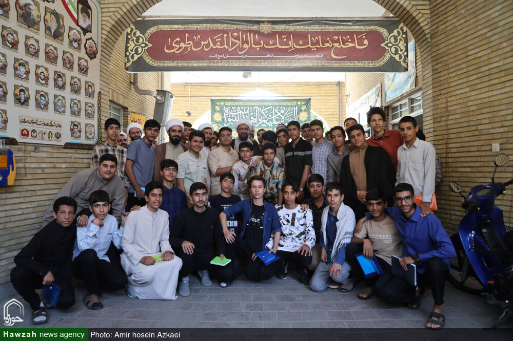 تصاویر / درس اخلاق امام جمعه همدان ویژه طلاب شرکت کننده در میثاق طلبگی