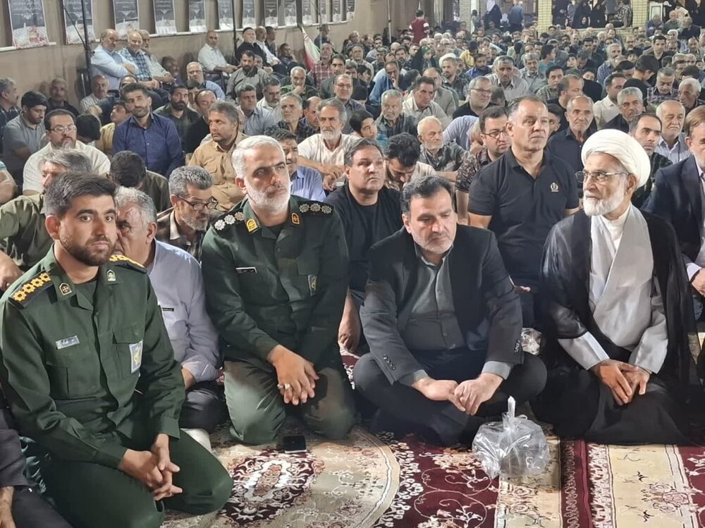 بیست‌و چهارمین یادواره شهدای جوشقان مرکزی کاشان برگزار شد