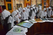 फ़ोटो / कश्मीर विश्वविद्यालय में "बलिदान, प्रेम और आशूरा की कलाकृतियाँ" कला प्रदर्शनी
