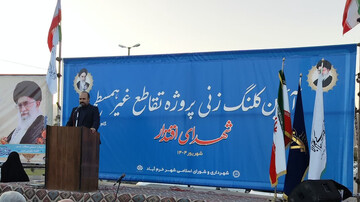 کلنگ‌ تقاطع غیرهمسطح شهدای اقتدار در خرم آباد بر زمین زده شد