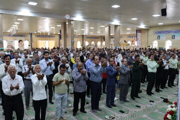 تصاویر/ نماز عبادی سیاسی جمعه بندر دیر