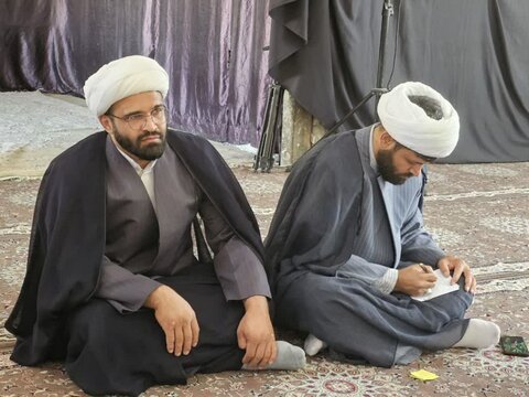 تصاویر/ اختتامیه طرح میثاق طلبگی در مدرسه علمیه امام باقر (ع) کامیاران