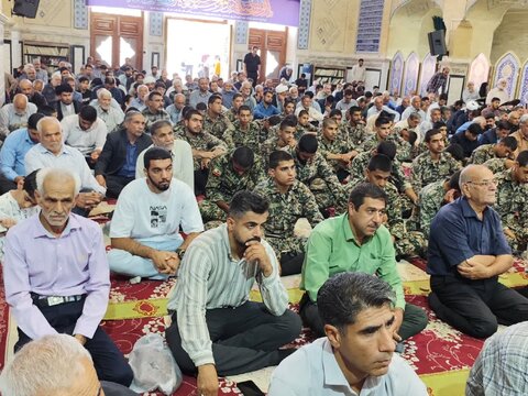 تصاویر/ نماز جمعه بم