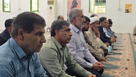 تصاویر/ اقامه نماز جمعه شهر ریگان