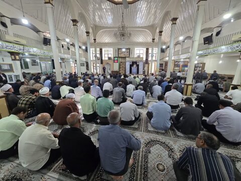 تصاویر/ آئین عبادی سیاسی نماز جمعه ماکو