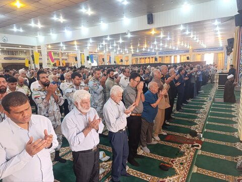 تصاویر/ آیین عبادی سیاسی نمازجمعه امروز شهر بوشهر