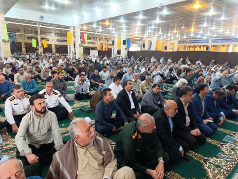 تصاویر/ آیین عبادی سیاسی نمازجمعه امروز شهر بوشهر