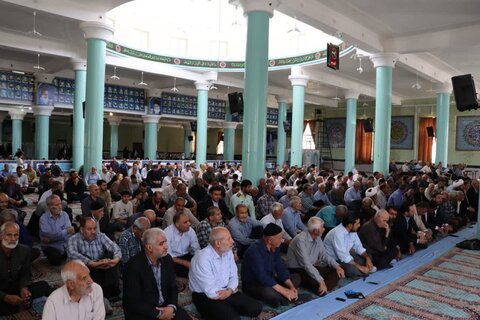 تصاویر/ آیین عبادی سیاسی نماز جمعه تکاب