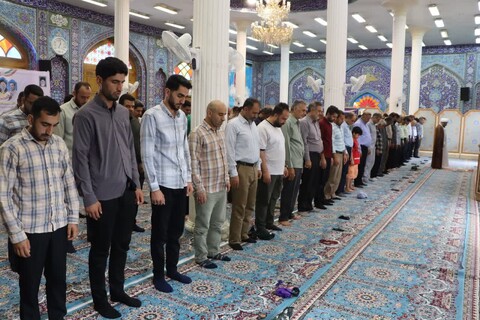 نماز جمعه خارگ به روایت تصویر