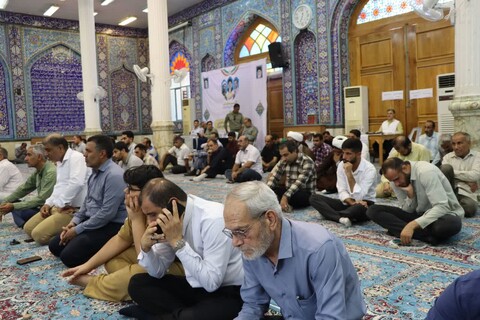 نماز جمعه خارگ به روایت تصویر