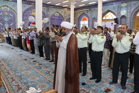 نماز جمعه خارگ به روایت تصویر