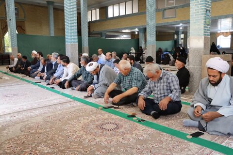 تصاویر/ آیین عبادی سیاسی نماز جمعه نوشین شهر