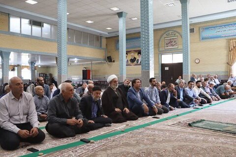 تصاویر/ آیین عبادی سیاسی نماز جمعه نوشین شهر