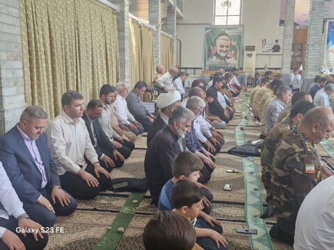 تصاویر/ آیین عبادی سیاسی نماز جمعه پلدشت