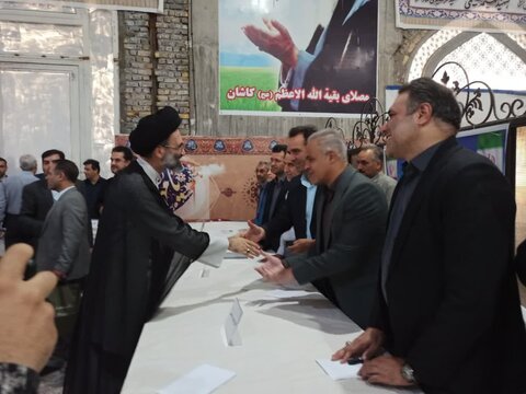 تصاویر/ نماز عبادی سیاسی جمعه کاشان