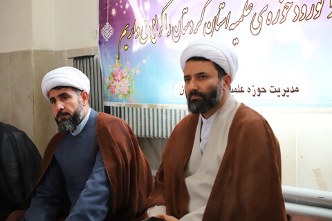 تصاویر / مراسم اختتامیه طرح میثاق طلبگی طلاب جدید الورود مدارس علمیه استان کردستان