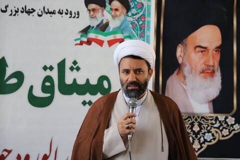 تصاویر / مراسم اختتامیه طرح میثاق طلبگی طلاب جدید الورود مدارس علمیه استان کردستان