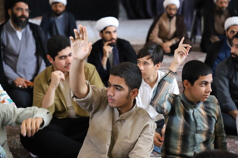 تصاویر / مراسم اختتامیه طرح میثاق طلبگی طلاب جدید الورود مدارس علمیه استان کردستان