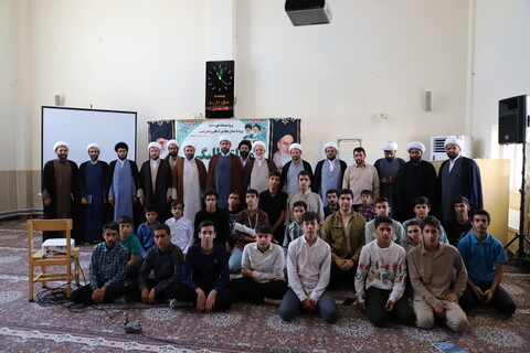 تصاویر / مراسم اختتامیه طرح میثاق طلبگی طلاب جدید الورود مدارس علمیه استان کردستان