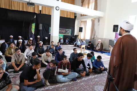 تصاویر / مراسم اختتامیه طرح میثاق طلبگی طلاب جدید الورود مدارس علمیه استان کردستان