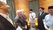 Ayətullah Ərafi Malayziyanın Baş naziri ilə görüşdü / Malayziya hökuməti və xalqının siyasəti məzlum Fələstin xalqını, xüsusilə Qəzzanı dəstəkləməkdir + fotolar