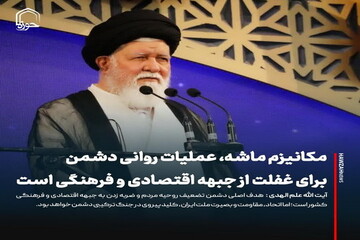 عکس نوشت| مکانیزم ماشه، عملیات روانی دشمن برای غفلت از جبهه اقتصادی و فرهنگی است