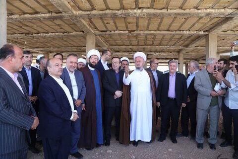 تصاویر / بازدید استاندار قزوین از پروژه در حال احداث مصلی تاکستان