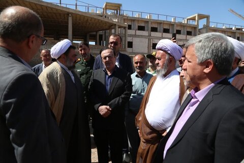 تصاویر / بازدید استاندار قزوین از پروژه در حال احداث مصلی تاکستان