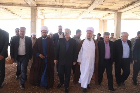 تصاویر / بازدید استاندار قزوین از پروژه در حال احداث مصلی تاکستان