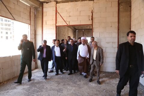 تصاویر / بازدید استاندار قزوین از پروژه در حال احداث مصلی تاکستان