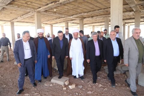 تصاویر / بازدید استاندار قزوین از پروژه در حال احداث مصلی تاکستان