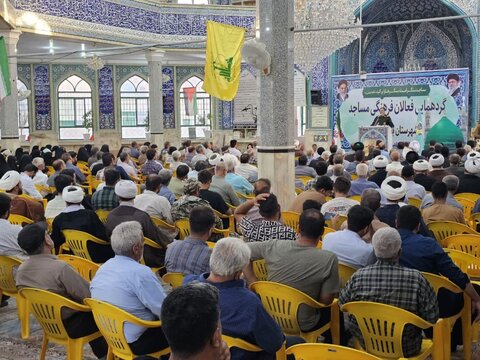 تصاویر / گردهمایی بزرگ فعالان فرهنگی مساجد شهرستان بوئین‌زهرا با حضور فرمانده سپاه استان قزوین بر گزار شد