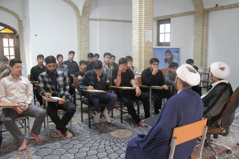 تصاویر/ اختتامیه دوره میثاق طلبگی طلاب بوشهر