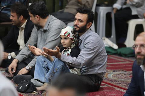 تصاویر / حضور مسئولان در مسجد قمر بنی‌هاشم شهرک فرهنگیان