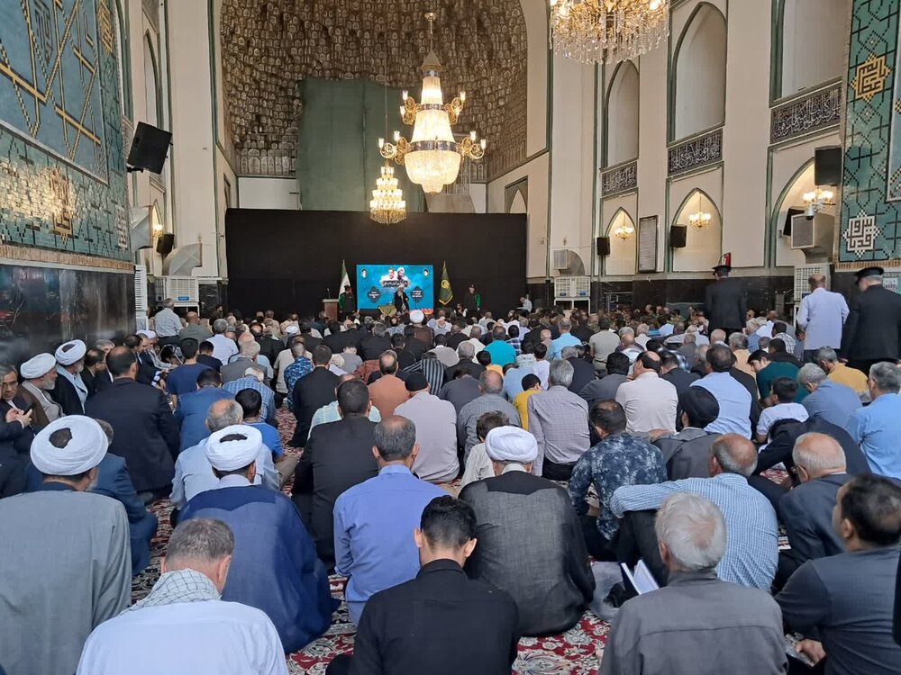 مراسم بزرگداشت شهیدان رجایی و باهنر و دیگر شهدای شهریورماه در حرم مطهر رضوی