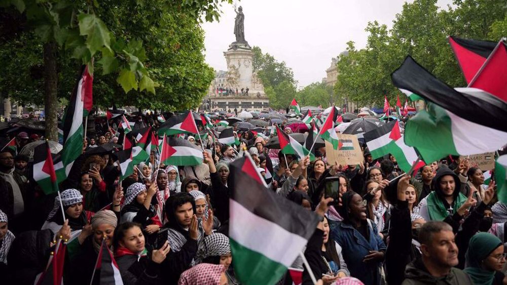 France: les manifestants parisiens dénoncent le génocide commis par Israël à Gaza