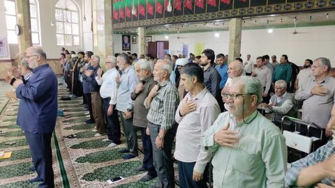 تصاویر مراسم بزرگداشت شهدای دولت در مسجد جامع الیگودرز