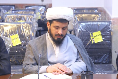 تصاویر/ جلسه هماهنگی برگزاری حلقات صالحین ویژه روحانیون و طلاب