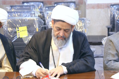 تصاویر/ جلسه هماهنگی برگزاری حلقات صالحین ویژه روحانیون و طلاب