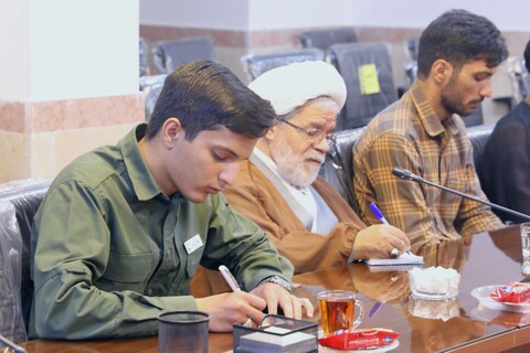 تصاویر/ جلسه هماهنگی برگزاری حلقات صالحین ویژه روحانیون و طلاب