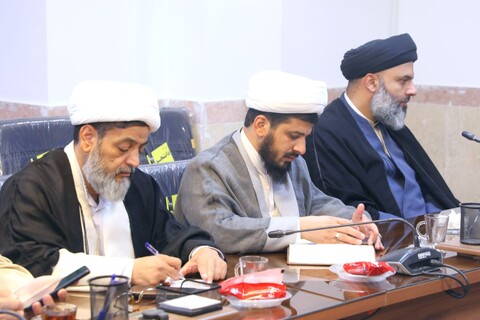 تصاویر/ جلسه هماهنگی برگزاری حلقات صالحین ویژه روحانیون و طلاب