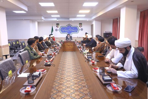 تصاویر/ جلسه هماهنگی برگزاری حلقات صالحین ویژه روحانیون و طلاب