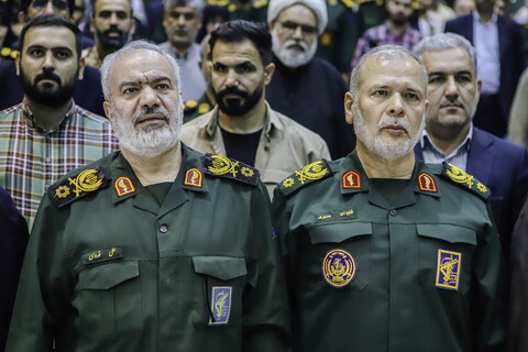 تصاویر/ مراسم تکریم و معارفه فرمانده سپاه امام علی‌بن ابیطالب(ع) قم