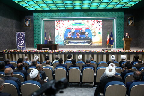 تصاویر/ مراسم تکریم و معارفه فرمانده سپاه امام علی‌بن ابیطالب(ع) قم