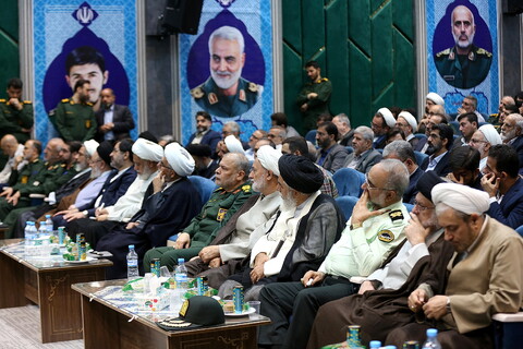 تصاویر/ مراسم تکریم و معارفه فرمانده سپاه امام علی‌بن ابیطالب(ع) قم