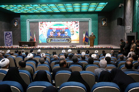 تصاویر/ مراسم تکریم و معارفه فرمانده سپاه امام علی‌بن ابیطالب(ع) قم