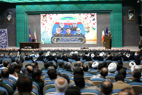 تصاویر/ مراسم تکریم و معارفه فرمانده سپاه امام علی‌بن ابیطالب(ع) قم