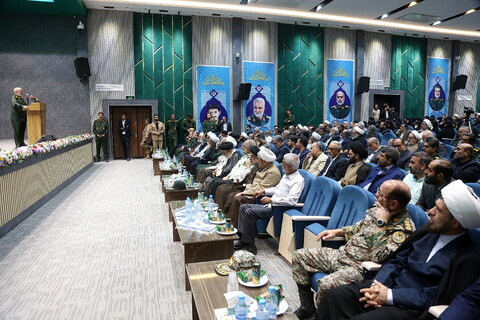 تصاویر/ مراسم تکریم و معارفه فرمانده سپاه امام علی‌بن ابیطالب(ع) قم